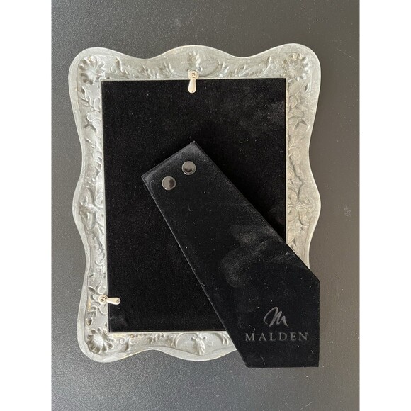 Gold Embossed Fits 5" x  7" Metal Picture Frame By Malden New Wedding Family - Picture 5 of 5